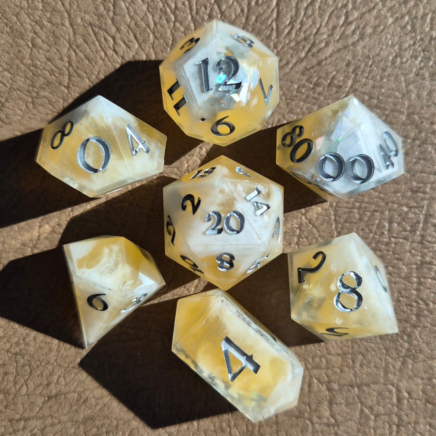 Lemon Drops - 7pc Dice Set