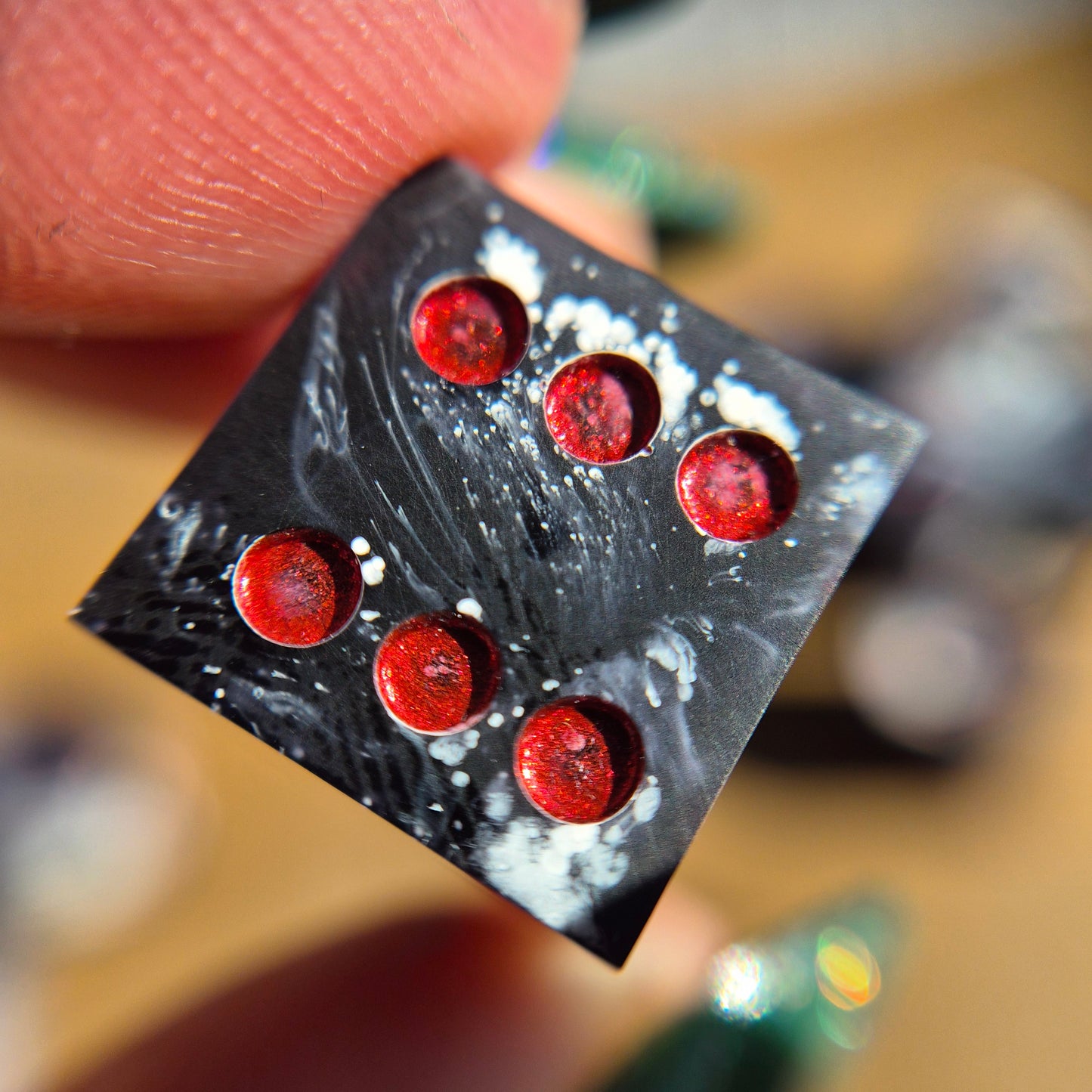 Fallen Knight - D6 6pc set - Dot Version