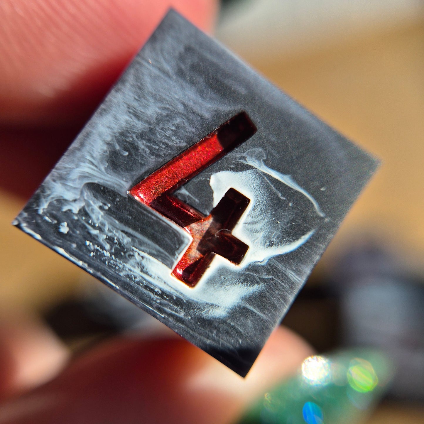 Fallen Knight - D6 6pc set - Number Version