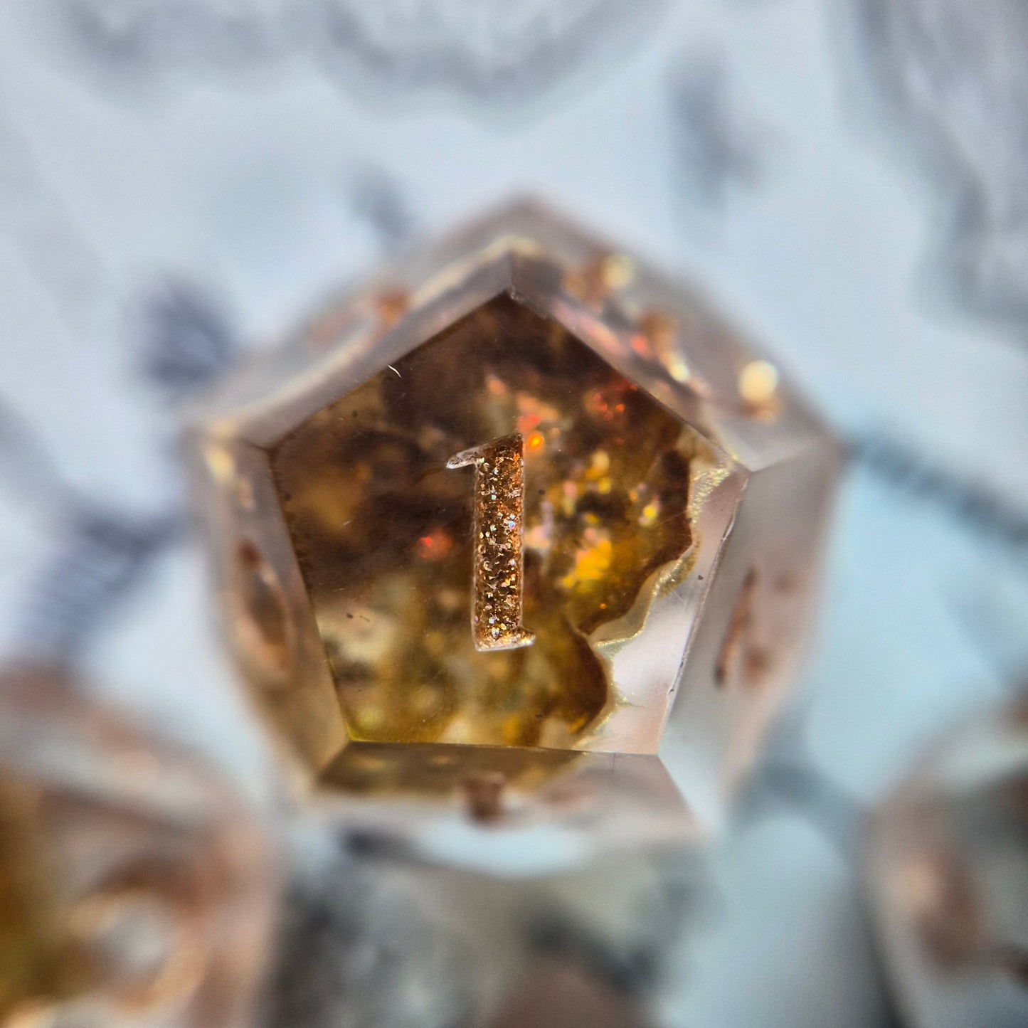 Custom - 7pc Dice Set (Geodes)