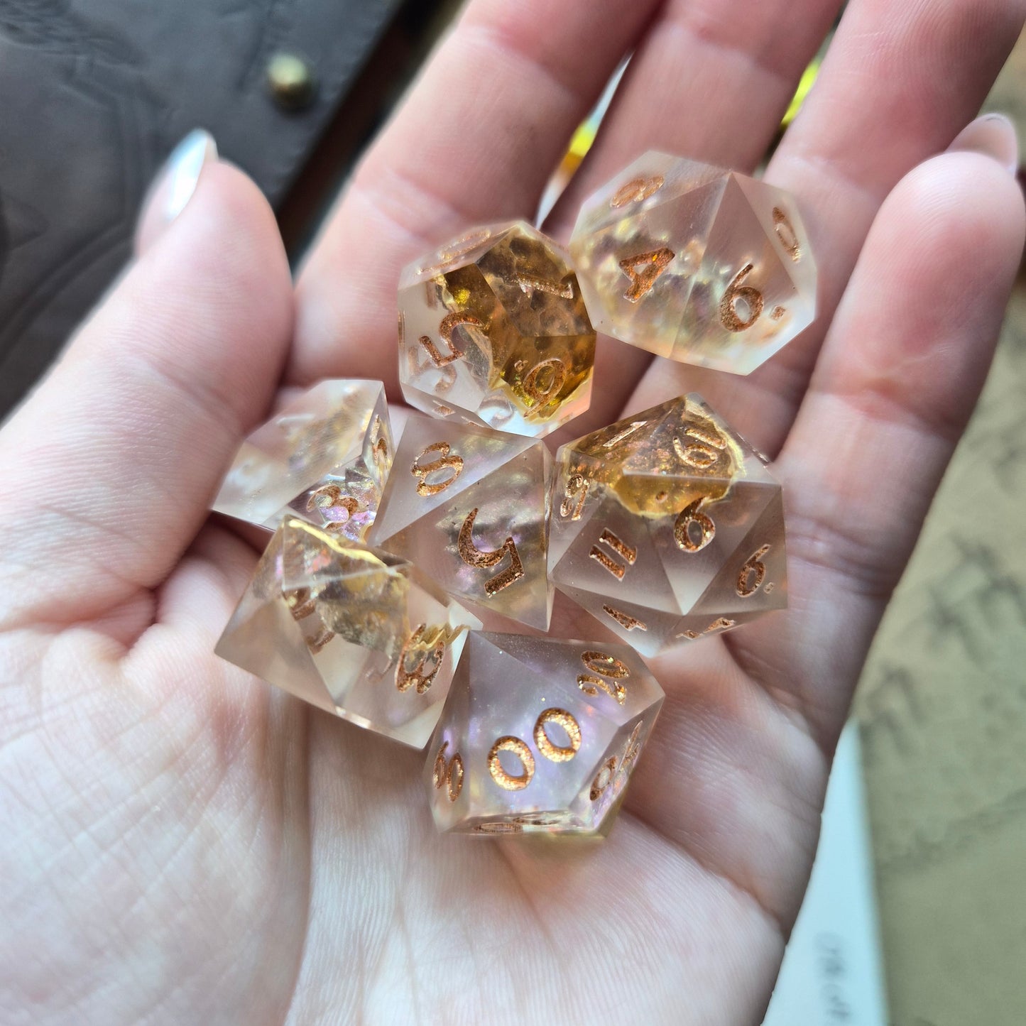 Gilded Journey - 7pc Dice Set