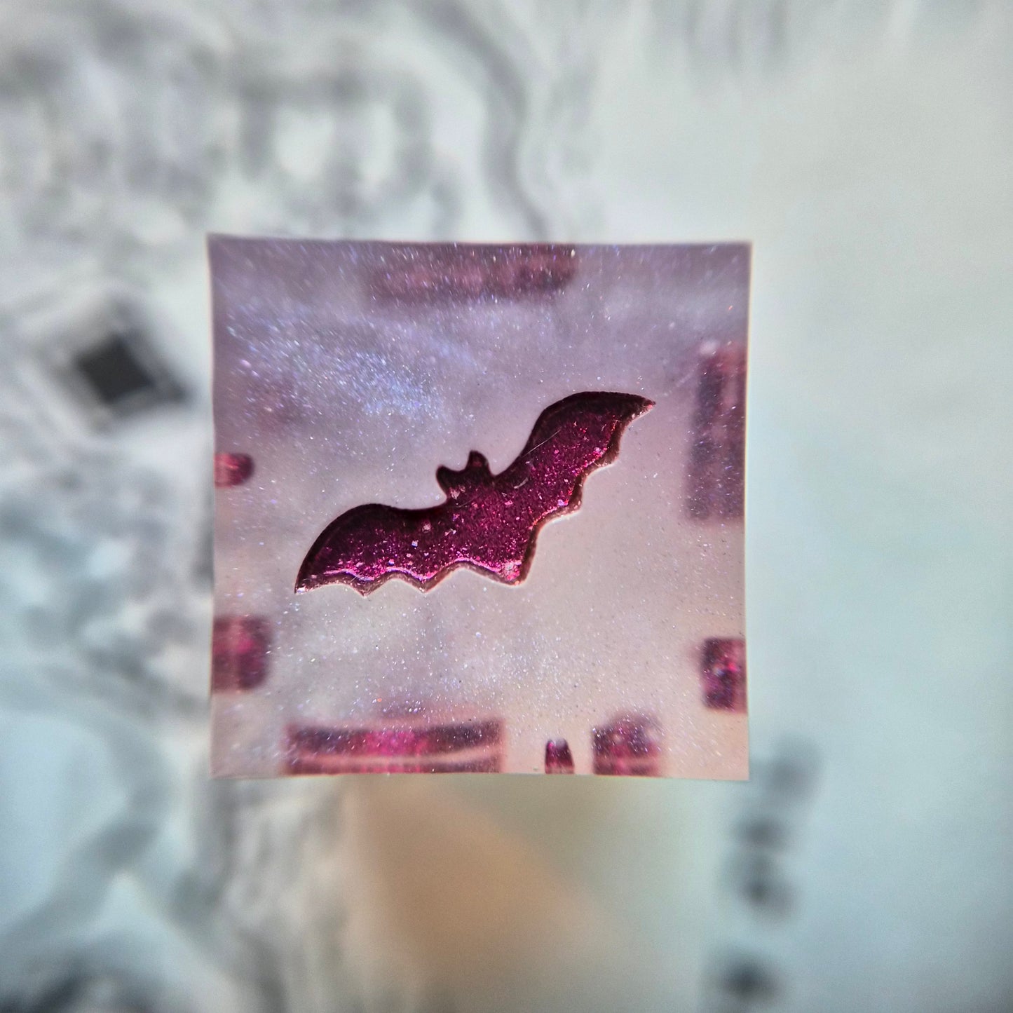 Custom D6 (Bat motif)