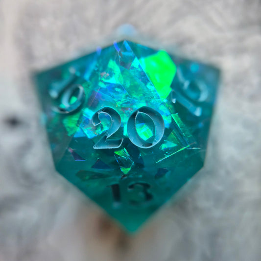 Holographic Teal Spin-down