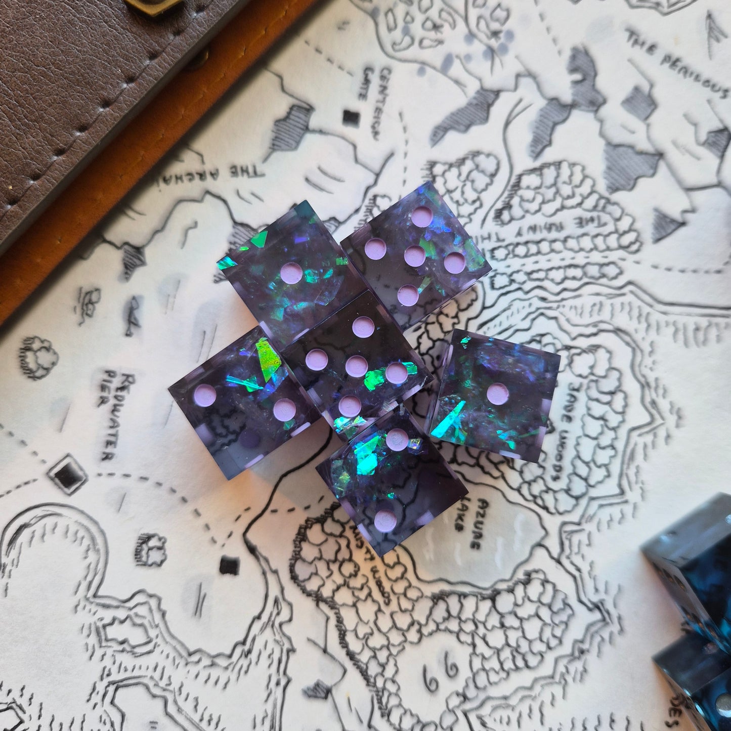 Lavender Sparkles - D6 Set