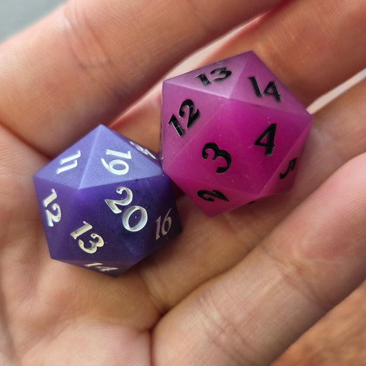 Pink and Purple Spin-down Duo