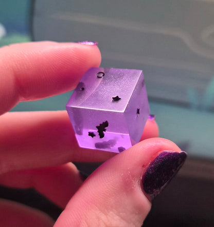 Custom D6 (Bat motif)