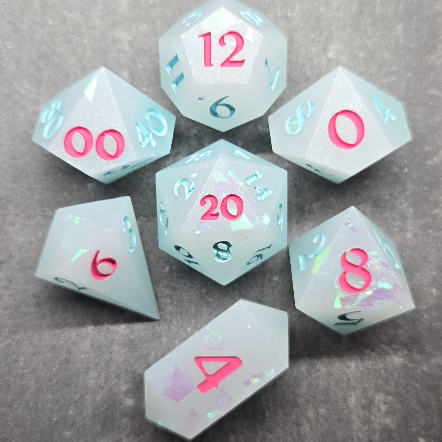 Custom - 7pc Dice Set - DiceCoven