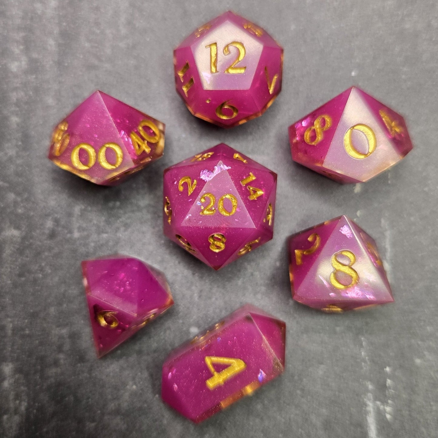 Custom - 7pc Dice Set - DiceCoven