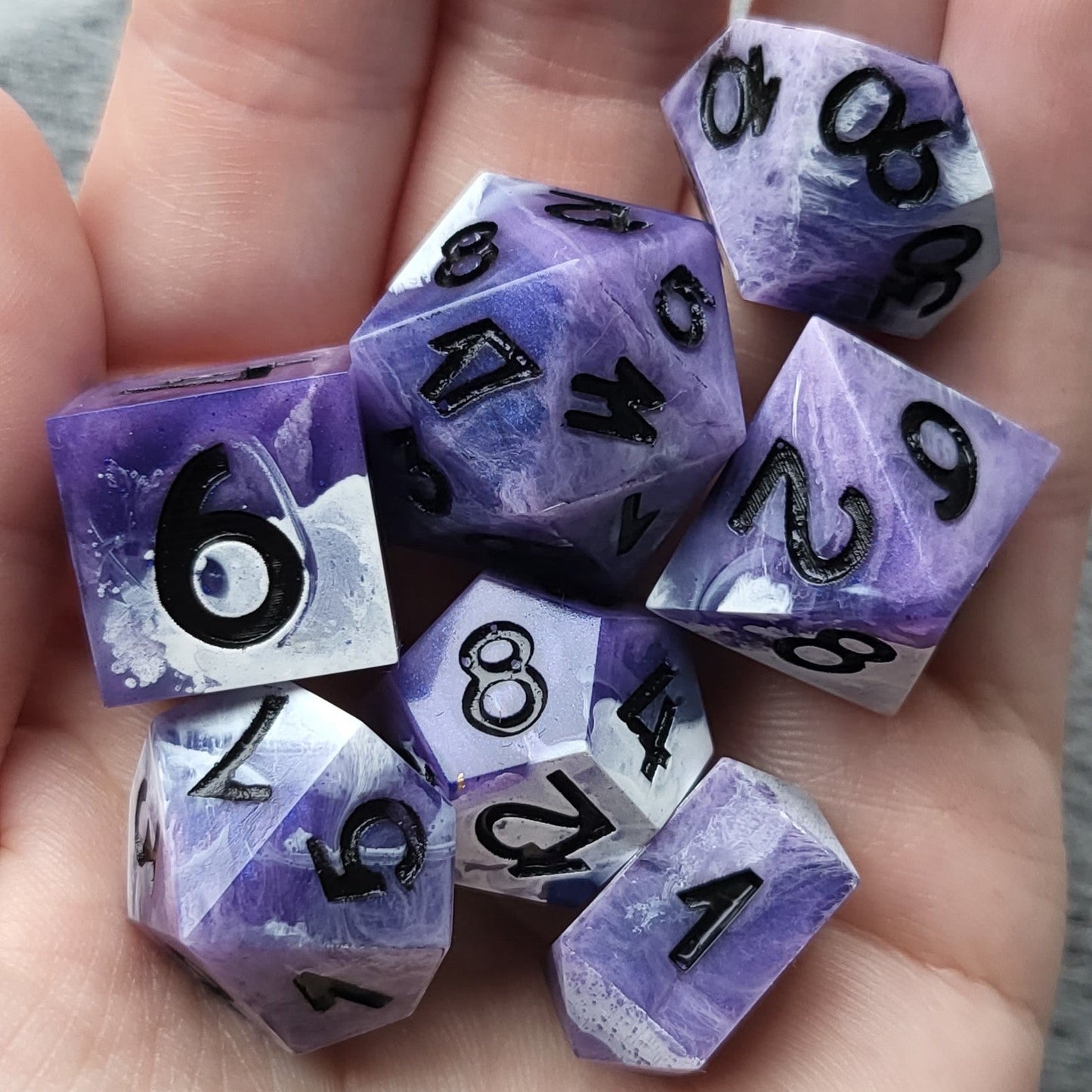 Custom - 7pc Dice Set - DiceCoven