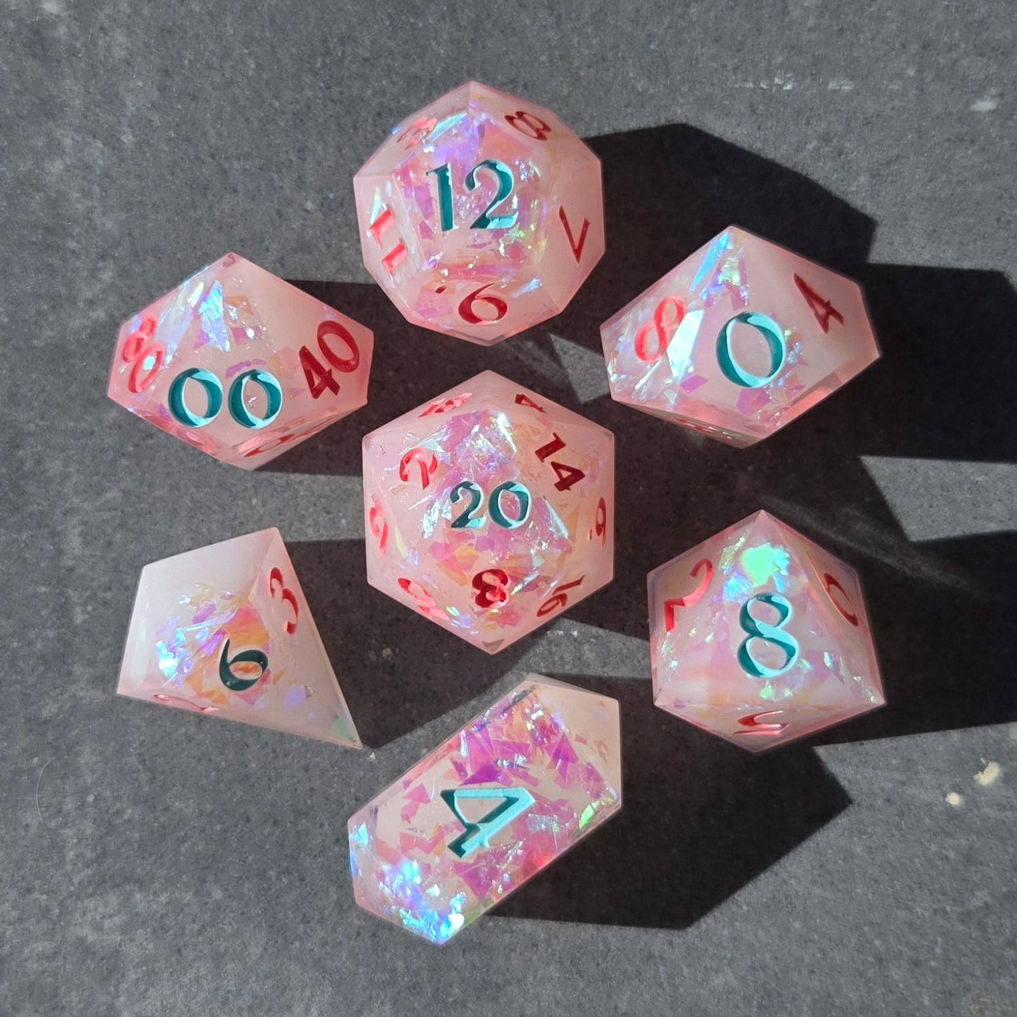 Custom - 7pc Dice Set - DiceCoven