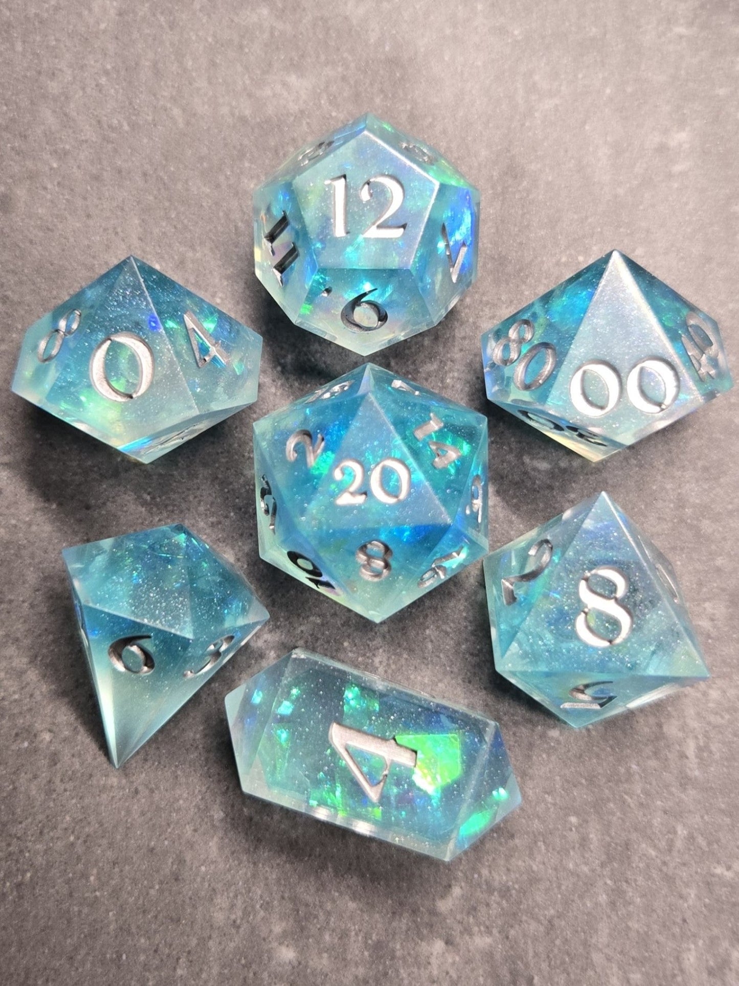 Custom - 7pc Dice Set - DiceCoven