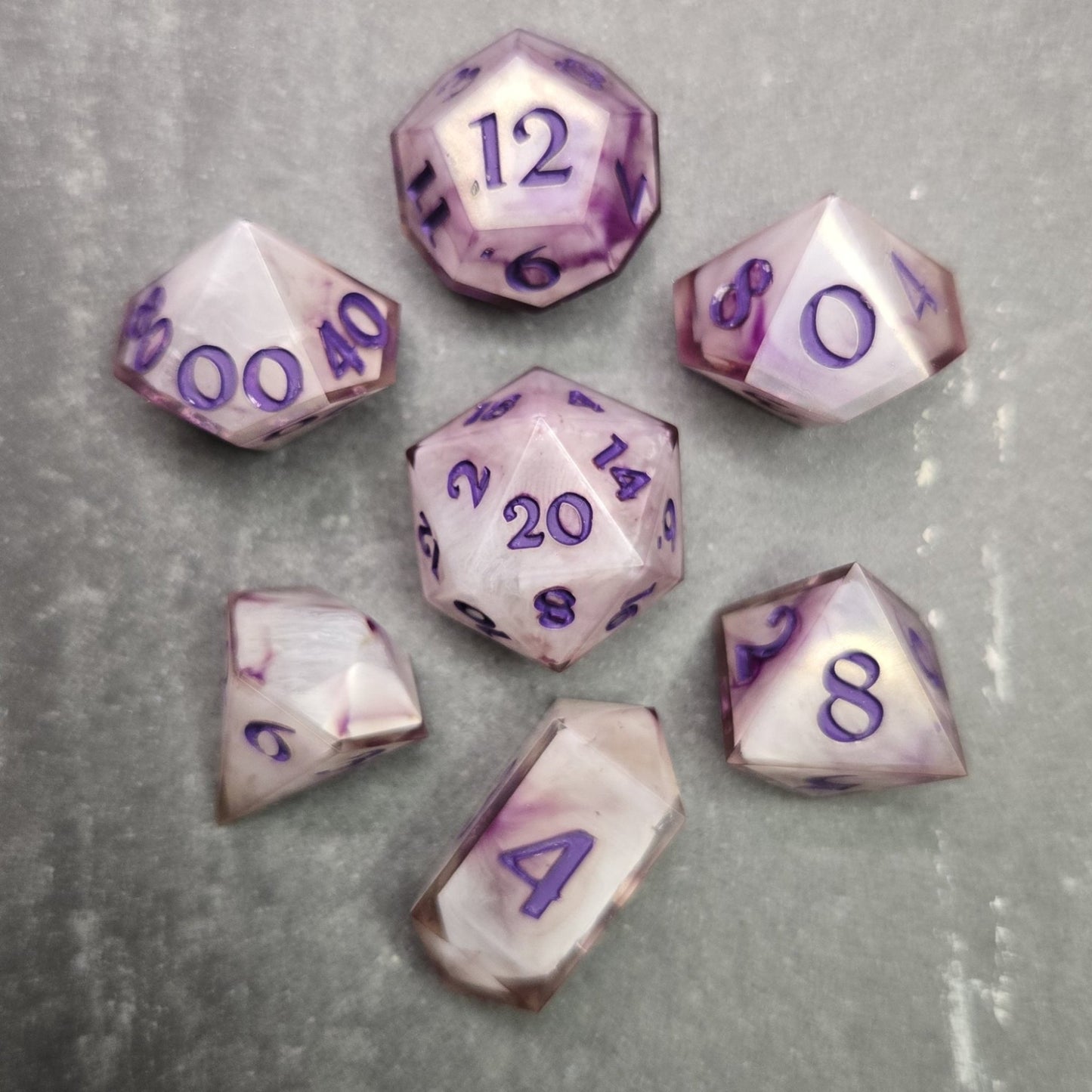 Custom - 7pc Dice Set - DiceCoven