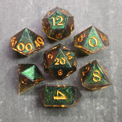 Custom - 7pc Dice Set - DiceCoven