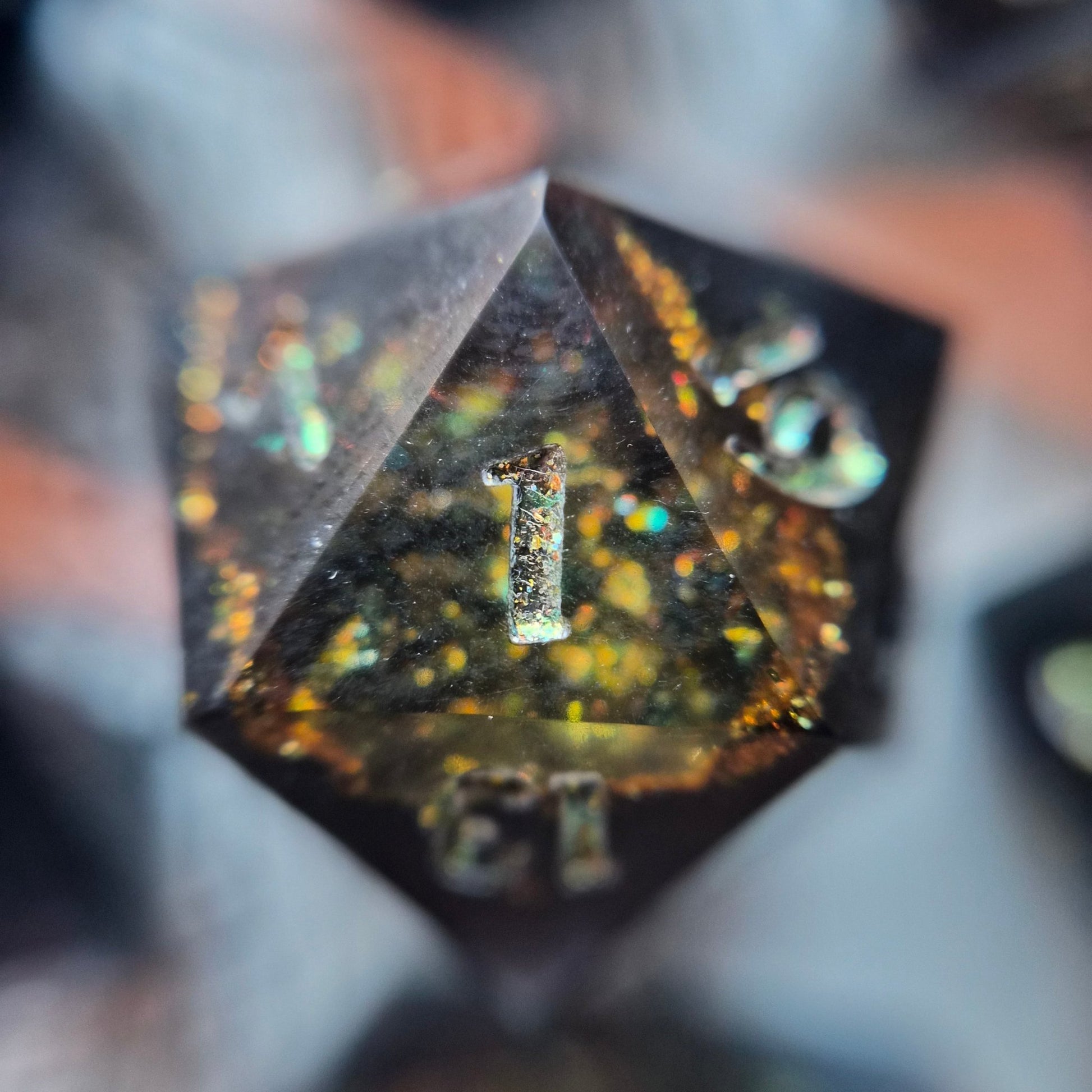 Custom - 7pc Dice Set (Geodes) - DiceCoven